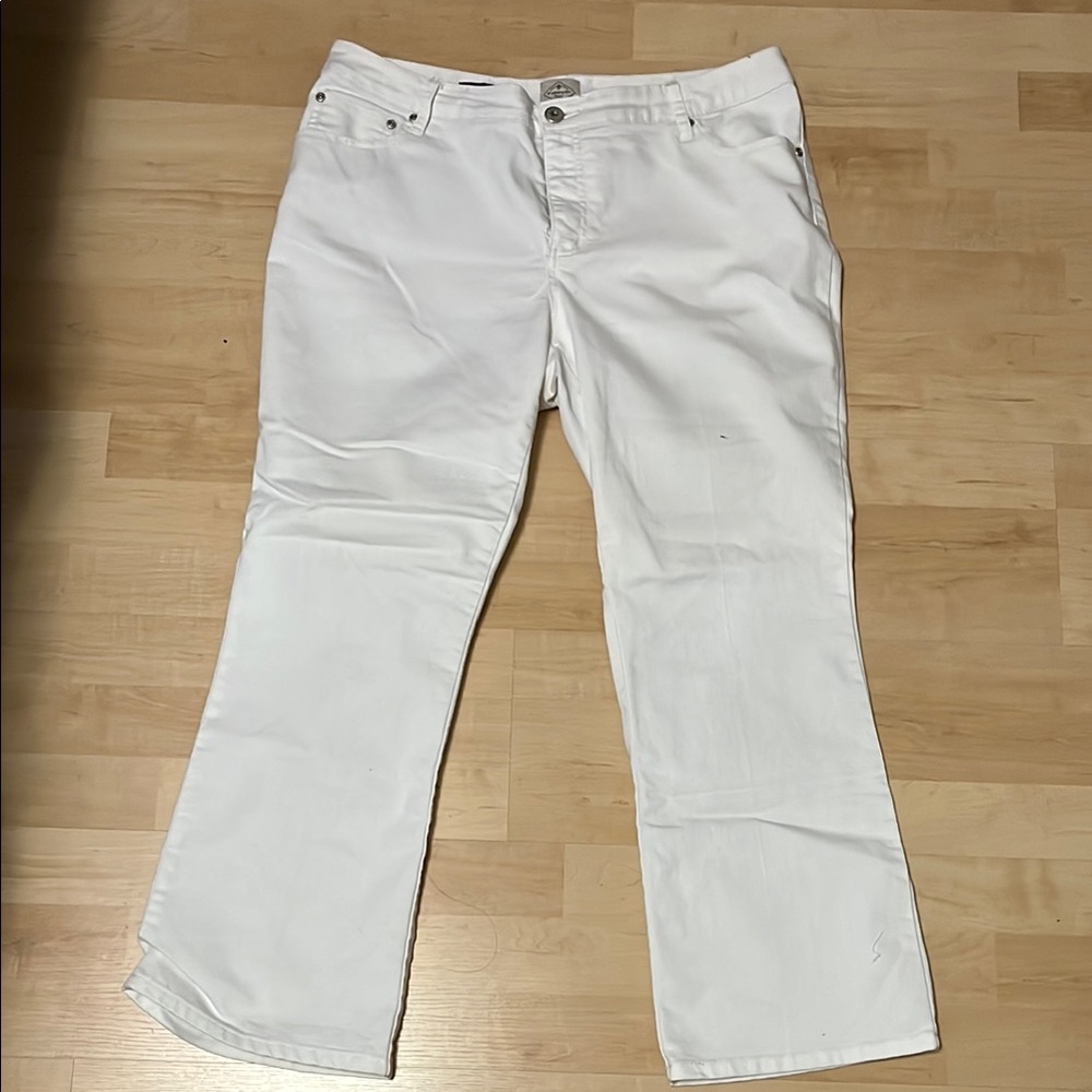 White Flared Jeans